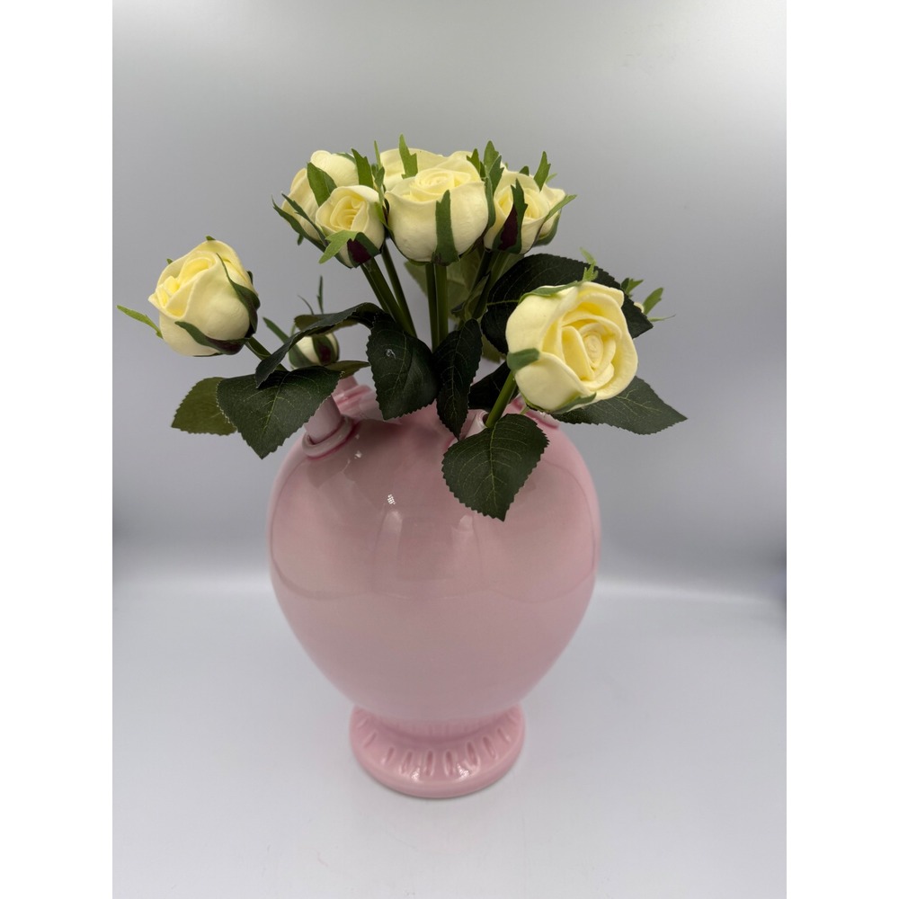Abigails Pink Ceramic Tulip Vase Multi Spout Tulipiere - Brand New!